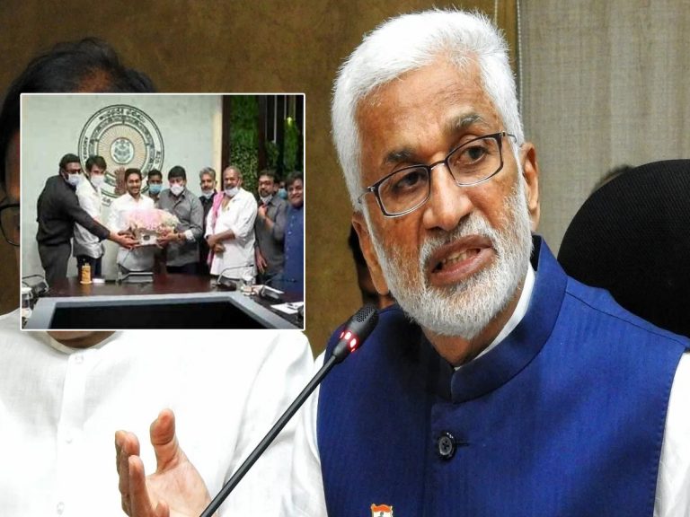 Vijayasai Reddy: సినీ ప్రముఖులు-సీఎం భేటీ.. బాబు, లోకేష్‌ భోంచేసి ఉండరు..!