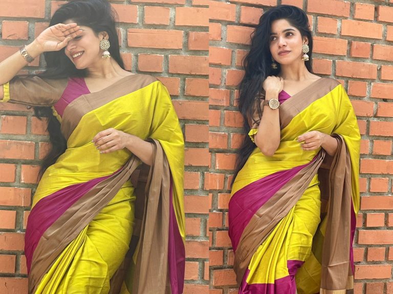 Divya Bharathi: చీరలో ‘బ్యాచిలర్’ భామ అందాలకు కుర్రాళ్లు ఫిదా