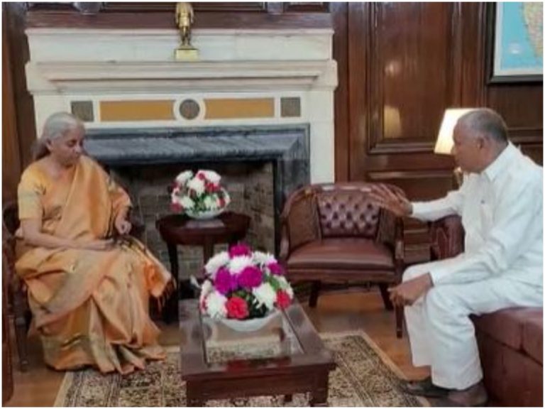 Nvss Prabhakar: కేంద్ర ఆర్థిక  మంత్రితో ఎన్వీఎస్ఎస్ ప్రభాకర్ భేటీ