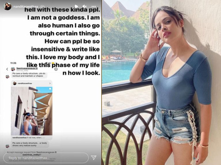 నీ షేప్ చూడు.. ఆంటీలా ఉన్నావ్ అన్న నెటిజన్.. హీరోయిన్ స్ట్రాంగ్ కౌంటర్