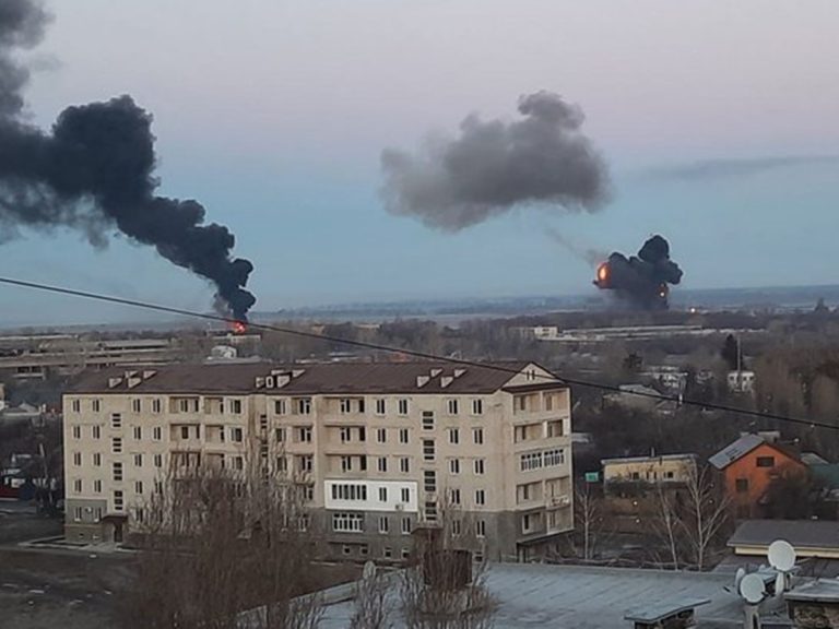 Ukraine Crisis: ఉక్రెయిన్ నగరాలపై రష్యా వరుస దాడులు