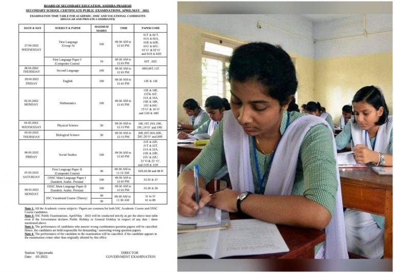 AP SSC Exam TimeTable: ఏపీలో టెన్త్ పరీక్షల కొత్త షెడ్యూల్ ఇదే!