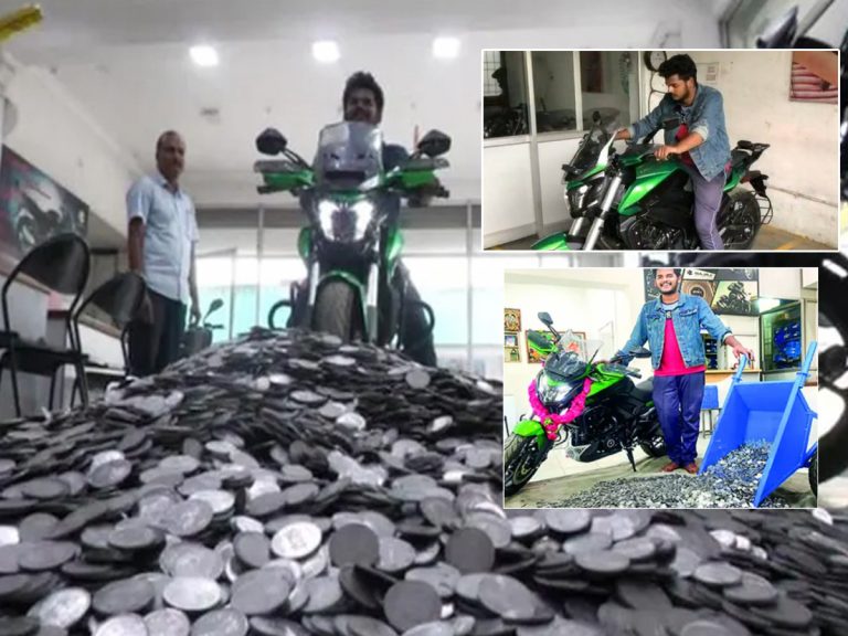 Viral: మొత్తం రూ.1 నాణాలే.. రూ.2.6 లక్షల బైక్‌ కొనేశాడు..