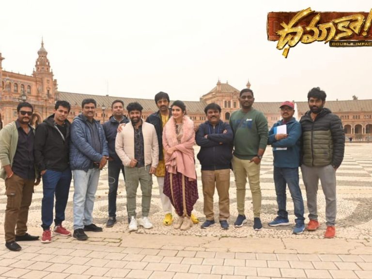 Ravi Teja : స్పెయిన్ లో మాస్ మహరాజా ‘ధమాకా’!