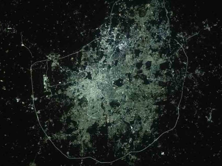 NASA : అంతరిక్షం నుంచి హైదరాబాద్‌లో లైటింగ్‌ అదిరింది..