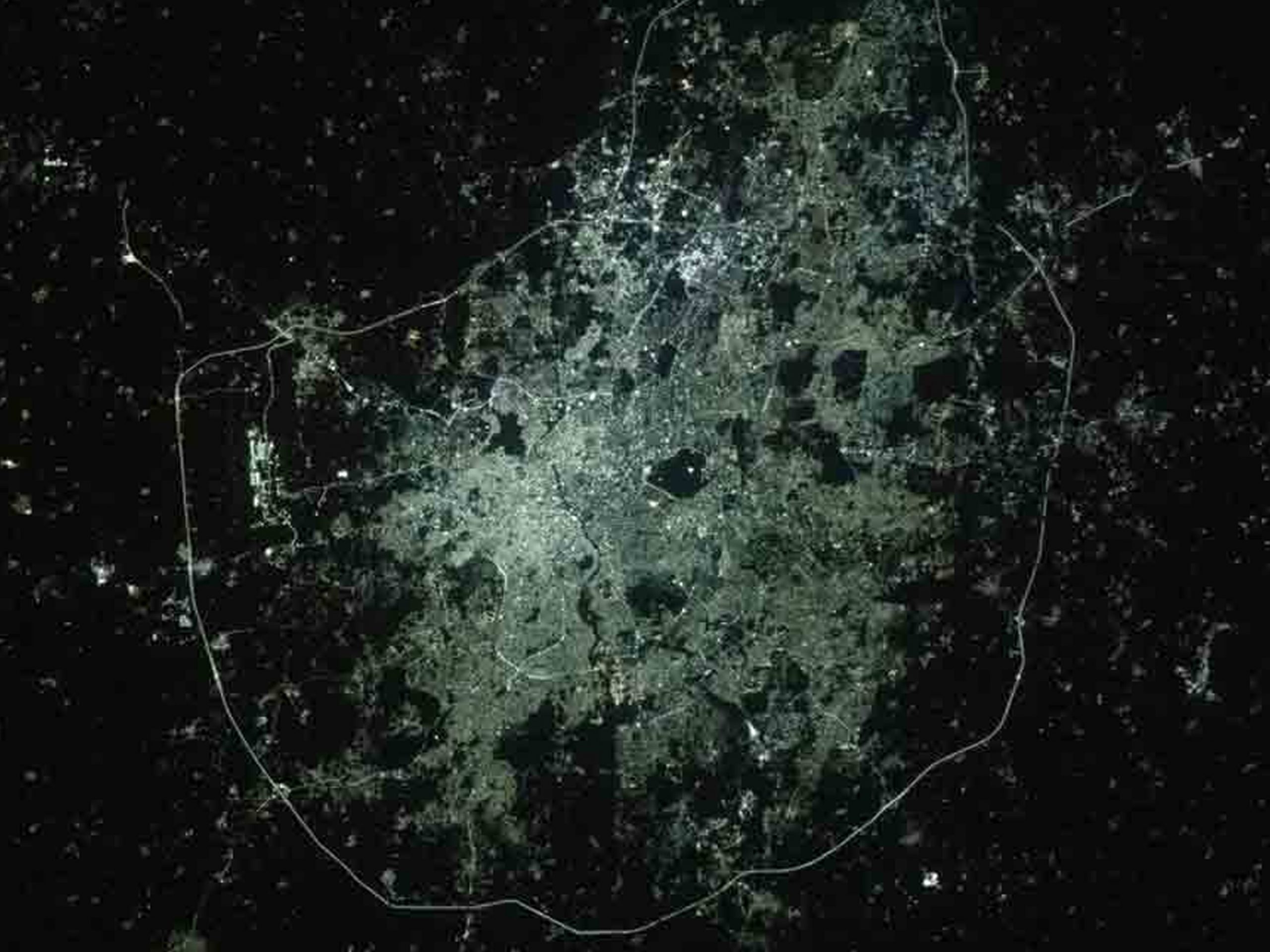 NASA : అంతరిక్షం నుంచి హైదరాబాద్‌లో లైటింగ్‌ అదిరింది..