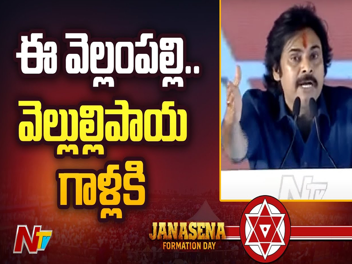Janasena Formation Day: మంత్రులపై పవన్‌ సెటైర్లు.. వెల్లంపల్లి వెల్లుల్లిపాయ, బంతి చామంతి..!