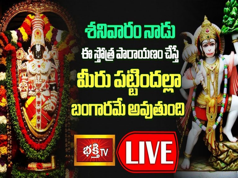 LIVE : ఈరోజు ఈ స్తోత్ర పారాయణం చేస్తే మీరు పట్టిందల్లా బంగారమే