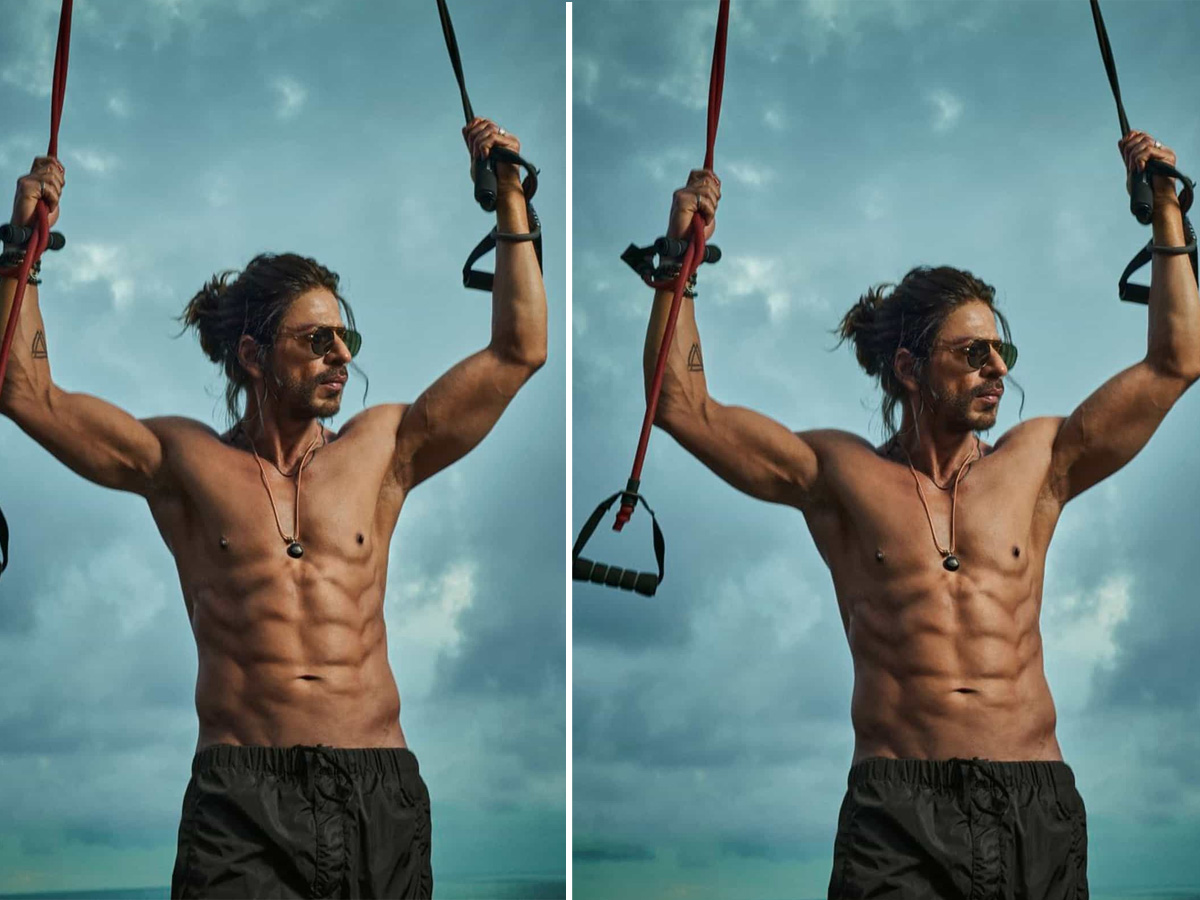 Shah Rukh Khan : 8 ప్యాక్ తో ఇంటర్నెట్ కి మంట పెట్టేసిన కింగ్ ఖాన్