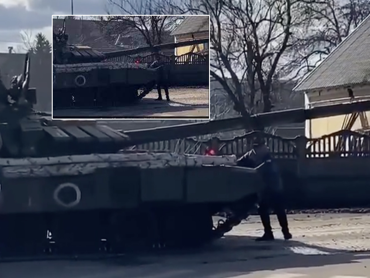 Viral: ఒంటి చేత్తో యుద్ధ ట్యాంక్‌ని ఆపేశాడు.. ఆ పై..!