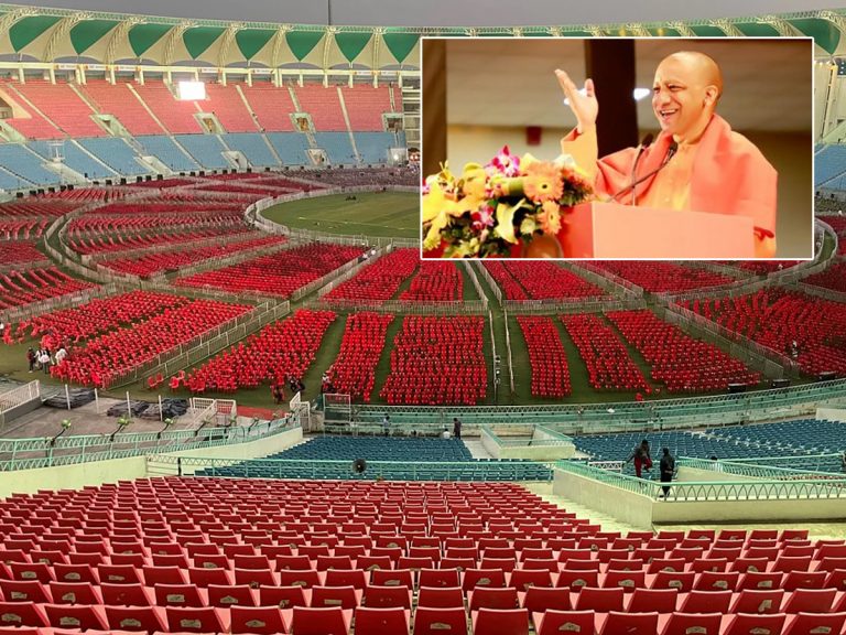 UP: నేడు సీఎంగా యోగి ప్రమాణస్వీకారం.. తరలివస్తున్న ప్రముఖులు..