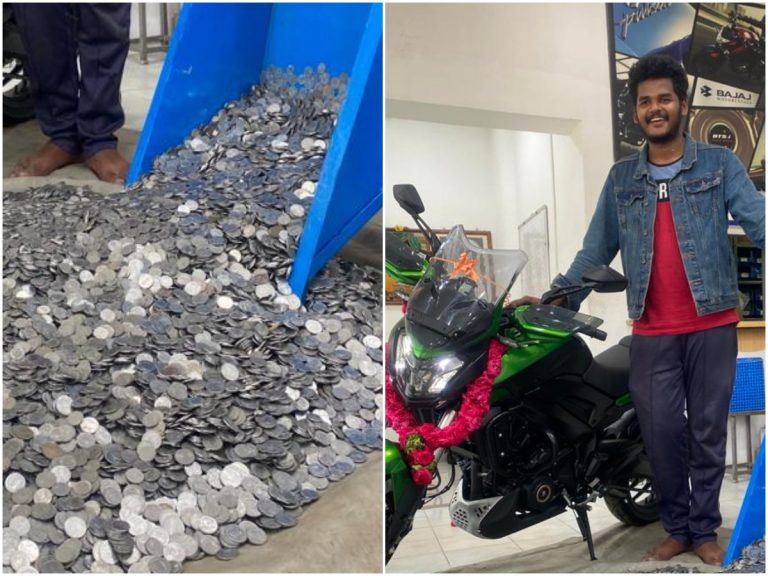 Bike Purchase: చిల్లరతో బైక్ కొన్న యువకుడు.. తర్వాత ఏమైంది?