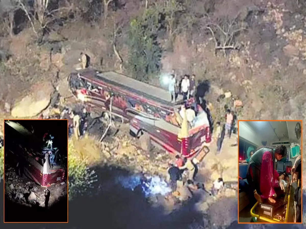 Bus Accident : లోయలో పడ్డ టూరిస్ట్‌ బస్సు.. డ్రైవర్‌ సహా ఏడుగురు మృతి..