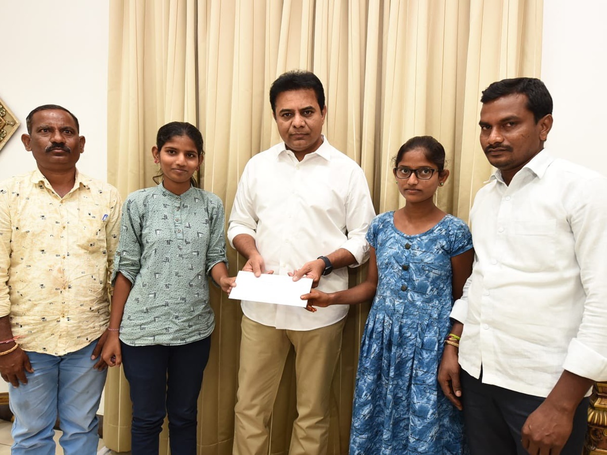 Telangana: దటీజ్ కేటీఆర్.. ఇచ్చిన హామీని నిలబెట్టుకున్నారు