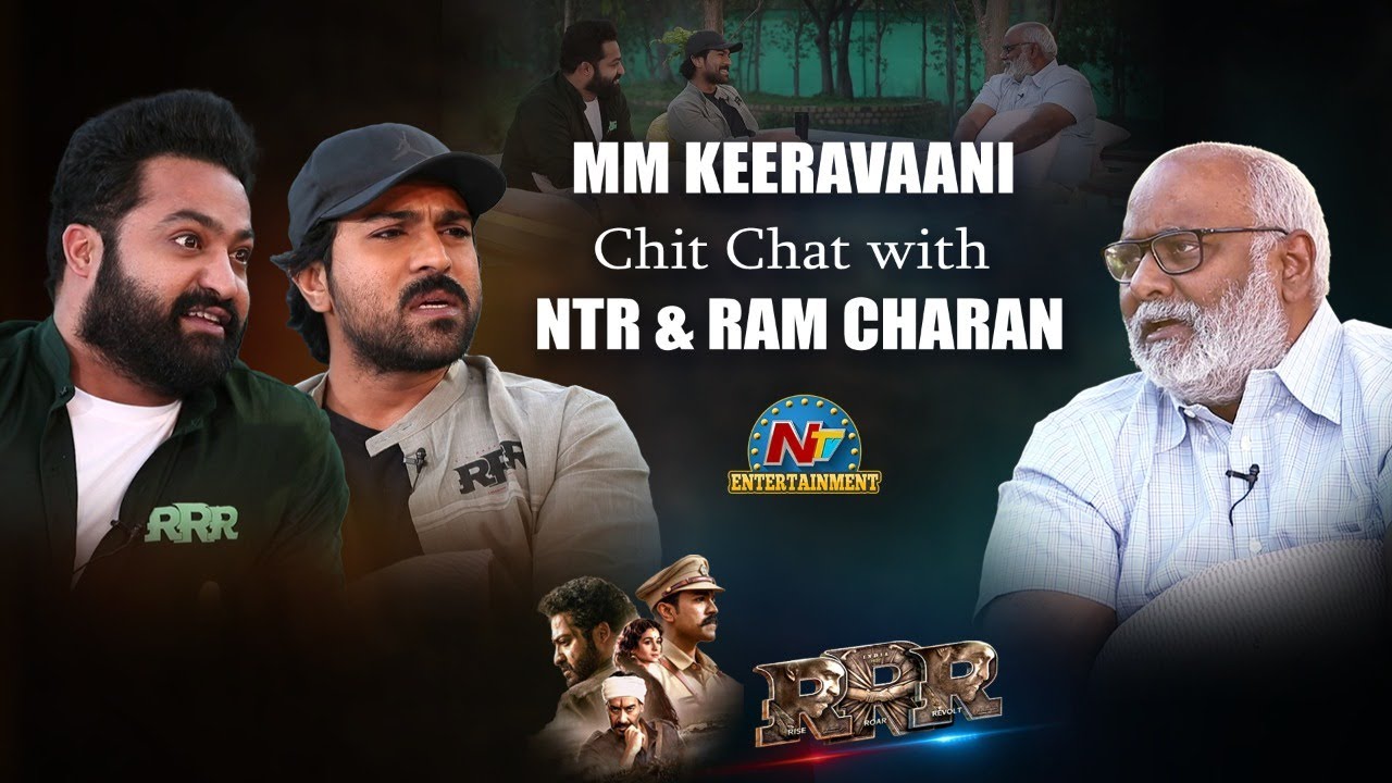 MM Keeravaani Chit Chat with NTR and Ram Charan : రామ్, భీమ్ సీక్రెట్స్ బయట పెట్టిన కీరవాణి