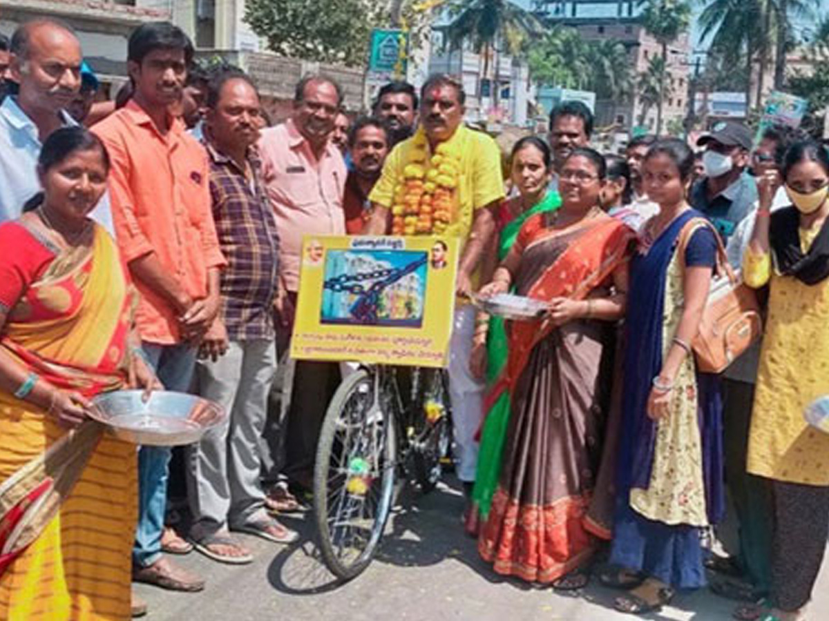 Nimmala Ramanaidu : సైకిల్‌యాత్రకు విశేష స్పందన..