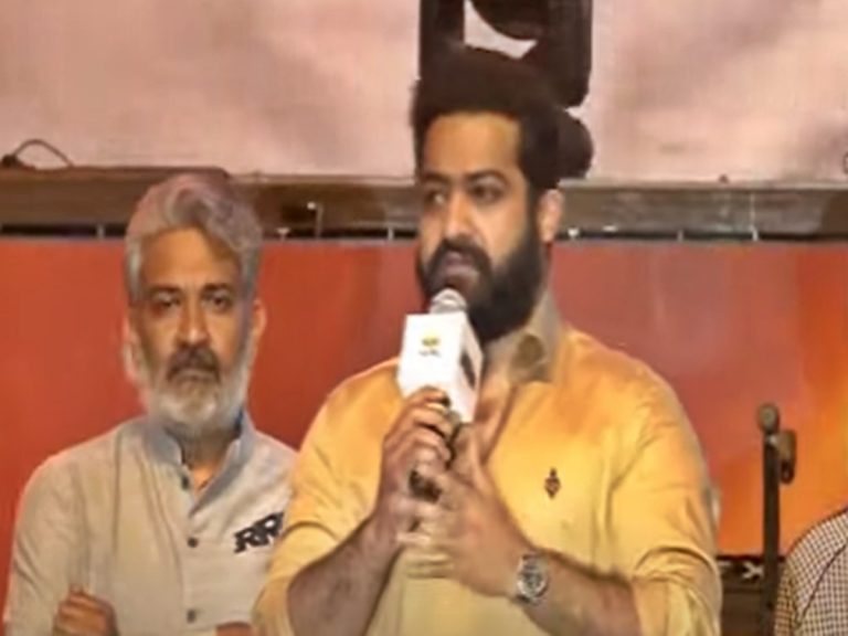 NTR in RRR Pre Release Event: నేనెప్పుడూ ఏడవలేదు.. ఏడవను కూడా