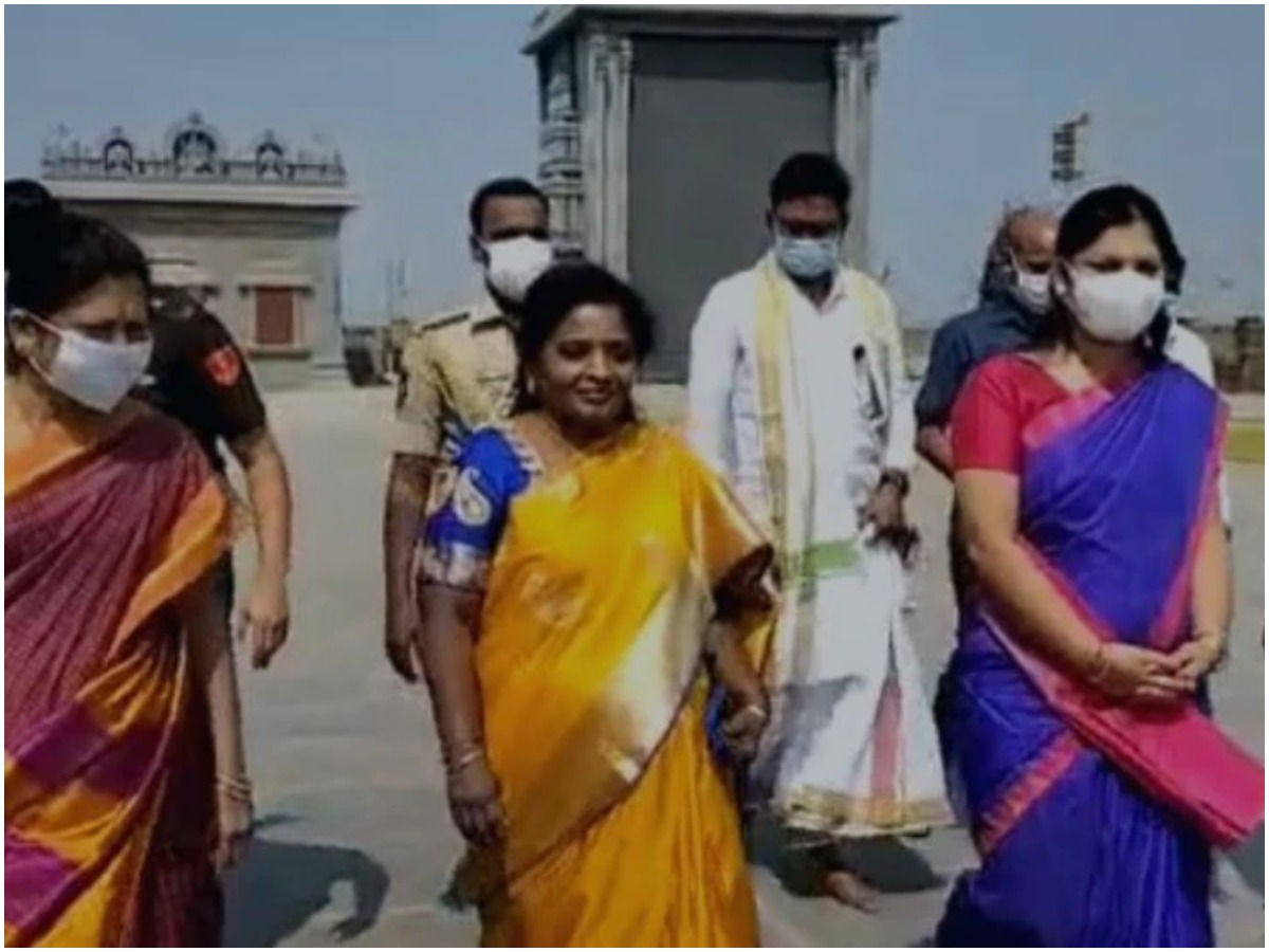 Tamilisai Soundararajan: యాదాద్రి అద్భుతంగా వుంది: గవర్నర్​తమిళిసై