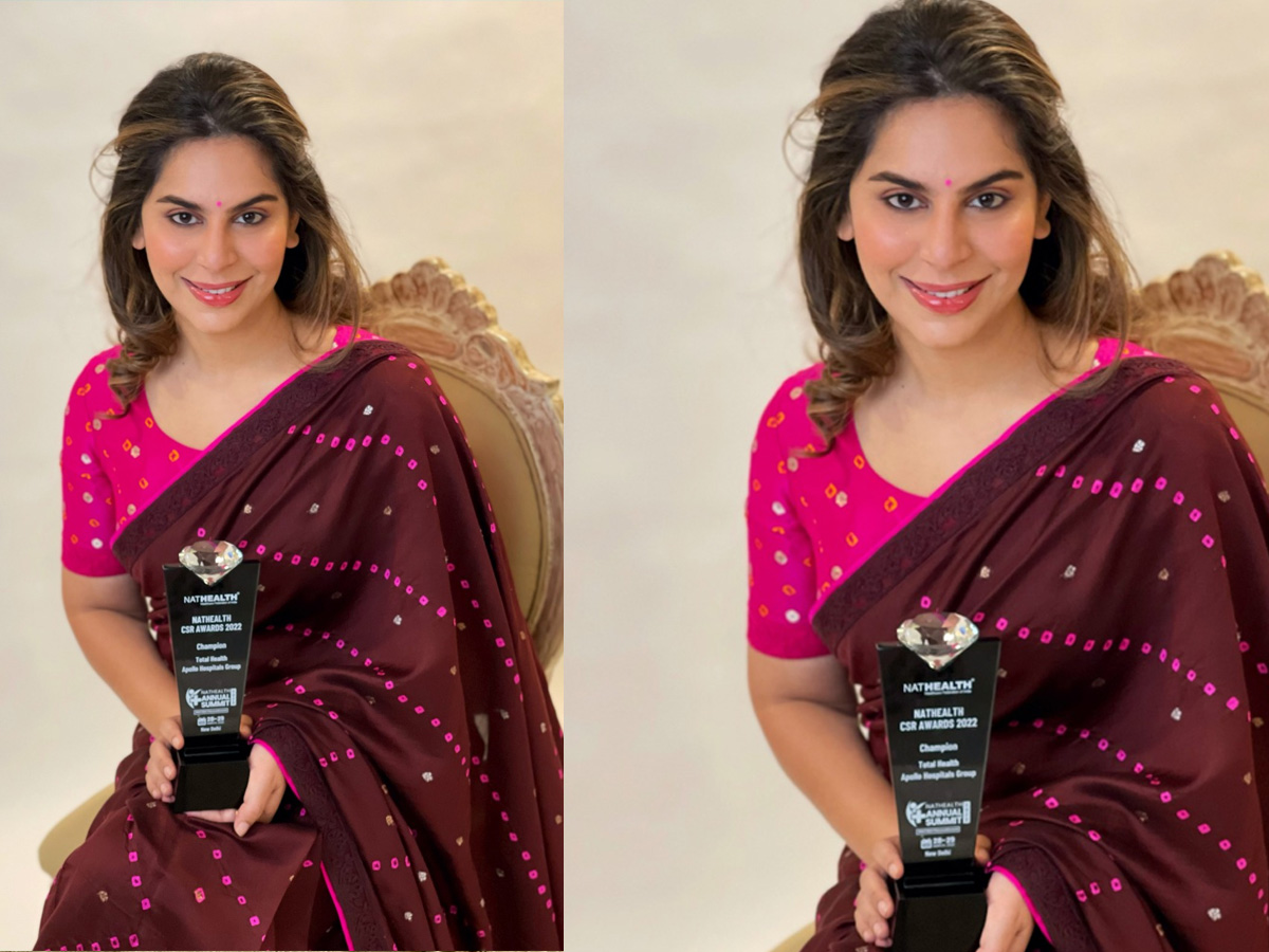 NAT Health CSR Award: ప్రతిష్టాత్మక పురస్కారం పొందిన ఉపాసన