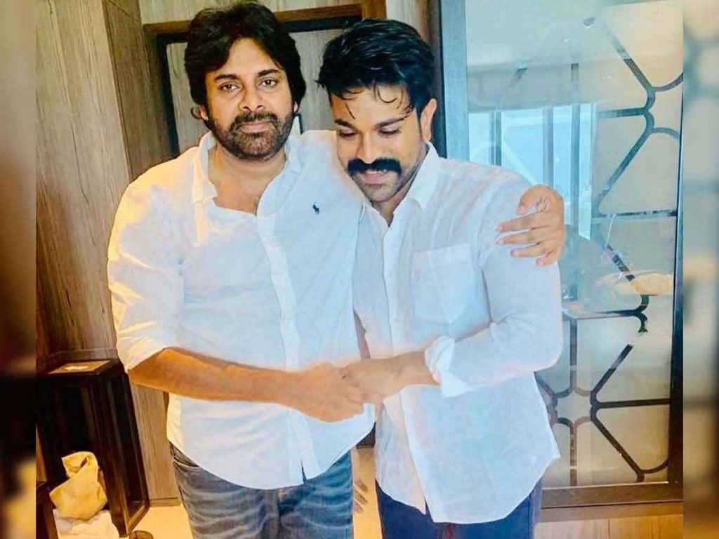 Ram Charan And Pawan Kalyan