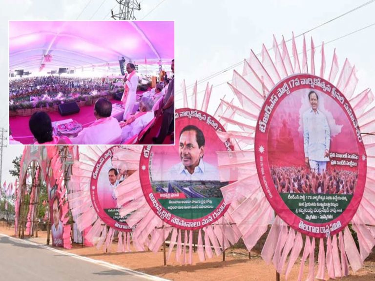 TRS Plenary: గులాబీ సంబురం.. సర్వం సిద్ధం..