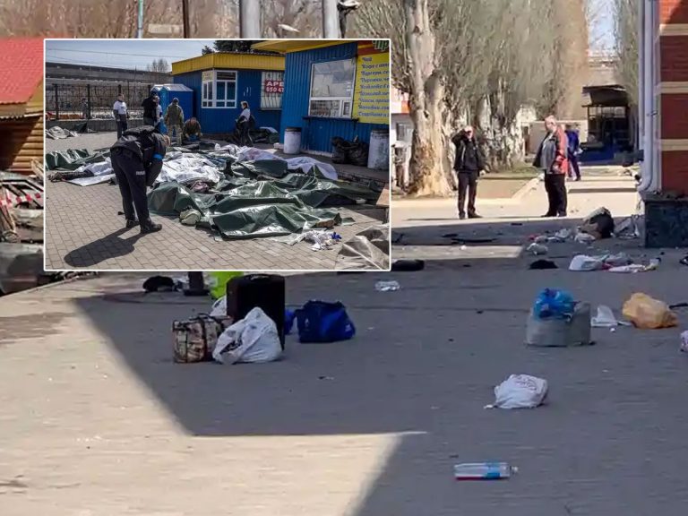 Ukraine Russia War:  రైల్వే స్టేషన్‌పై రష్యా దాడి.. చెల్లాచెదురుగా మృతదేహాలు..