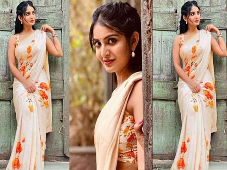 Ananya Nagalla: పూల పూల చీరలో అచ్చ తెలుగందం..