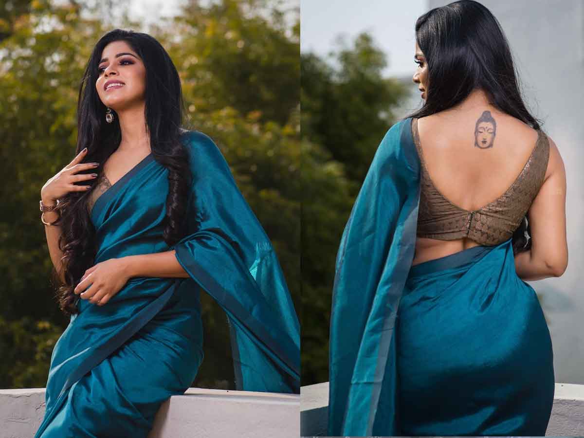 Divya Bharathi: చీర కట్టులో ‘బ్యాచిలర్’ భామ.. కళ్లన్నీ అమ్మడు వీపుపైనే