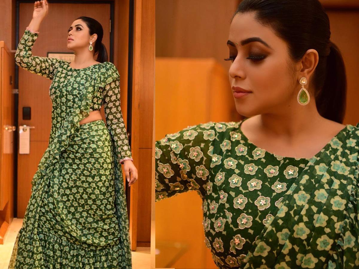 Purna: చీరలో సీమటపాకాయ్.. సెగలు రేపుతోంది ఇలా