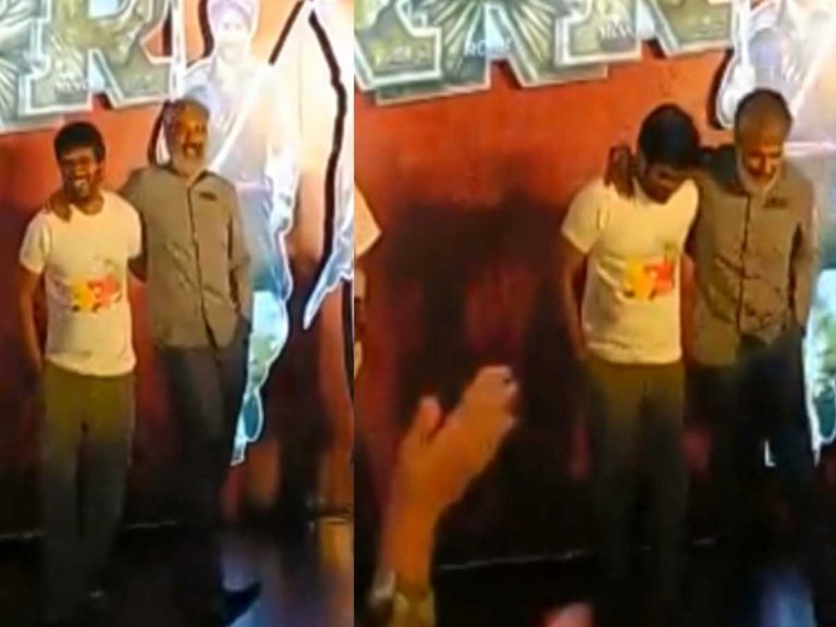 RRR: అన్నమాట నిలబెట్టుకున్న జక్కన్న.. పార్టీలో నాటు నాటు స్టెప్స్ తో రచ్చ