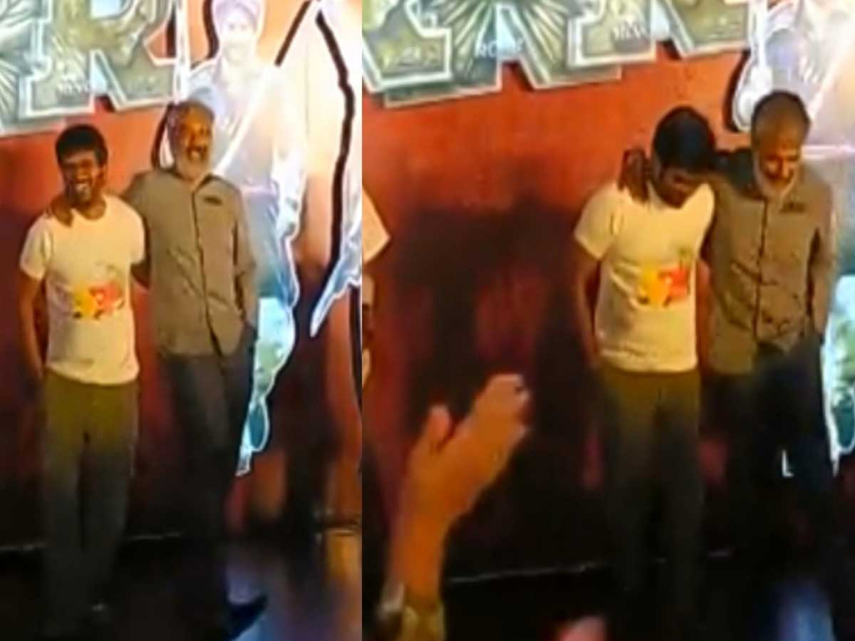 RRR: అన్నమాట నిలబెట్టుకున్న జక్కన్న.. పార్టీలో నాటు నాటు స్టెప్స్ తో రచ్చ