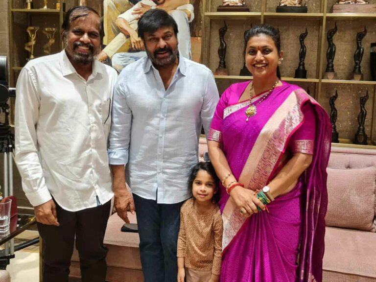 Minister Roja: మెగాస్టార్ తో ఫైర్ బ్రాండ్.. సంతోషంగా ఉందంటూ ట్వీట్