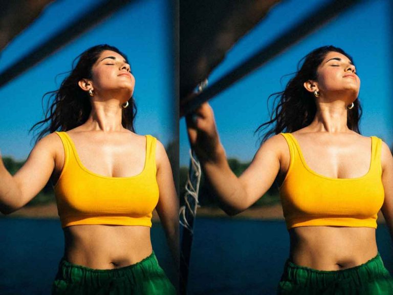 Ruhani Sharma: ప్రకృతిని ఆస్వాదిస్తూ పరువాలను చూపిస్తున్న ముద్దుగుమ్మ