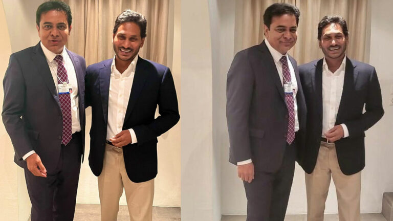CM Jagan and KTR Meet: విదేశీ గడ్డపై అరుదైన భేటీ.. గొప్ప సమావేశం అంటున్న కేటీఆర్..