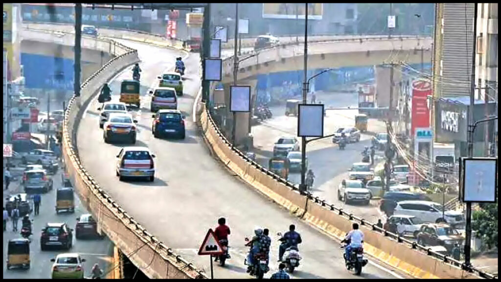 Hyderabad Flyover Speed