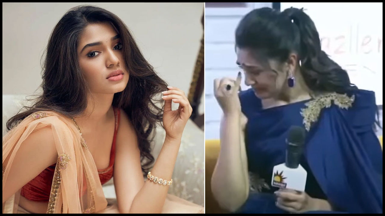 Krithi Shetty: యాంకర్ల ఓవరాక్షన్.. ఏడ్చేసిన నటి