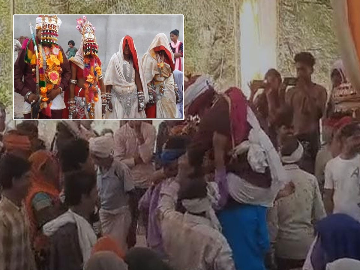 Marriage: 15 ఏళ్లుగా సహజీవనం.. ఒకేసారి ముగ్గురు మహిళలతో పెళ్లి..