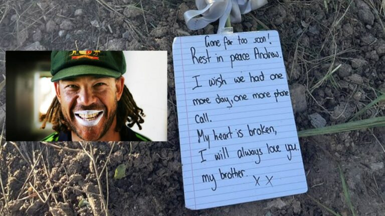 Andrew Symonds: సైమండ్స్ మరణించిన చోటే సోదరి భావోద్వేగ లేఖ