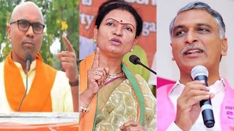 Hyderabad: హరీష్‌ రావు ట్వీట్‌కు బీజేపీ శ్రేణులు కౌంటర్‌