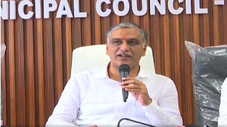 Harish Rao:ద‌మ్ముంటే స‌మాధానం చెప్పండి.. బీజేపీ నాయ‌కుల‌కు హ‌రీశ్‌రావు స‌వాల్