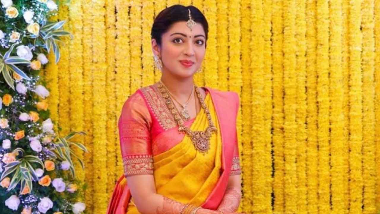 Pranitha Subhash: సీమంతం వేడుకలో బాపుగారి బొమ్మ