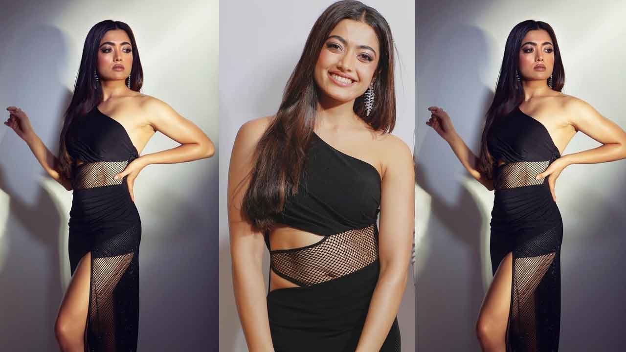 Rashmika Mandanna: బ్లాక్ అండ్ బ్లాక్ లో నేషనల్ క్రష్ హొయలు