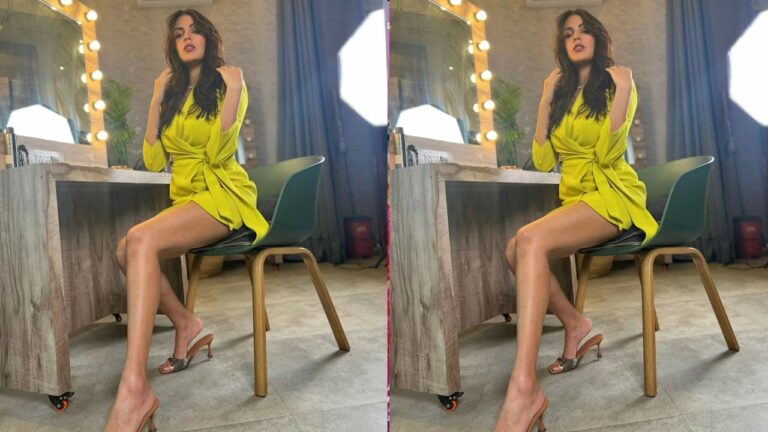 Rhea Chakraborty:  సుశాంత్  గర్ల్ ఫ్రెండ్  థైస్ తోనే తిమ్మిర్లు పుట్టిస్తోందిగా