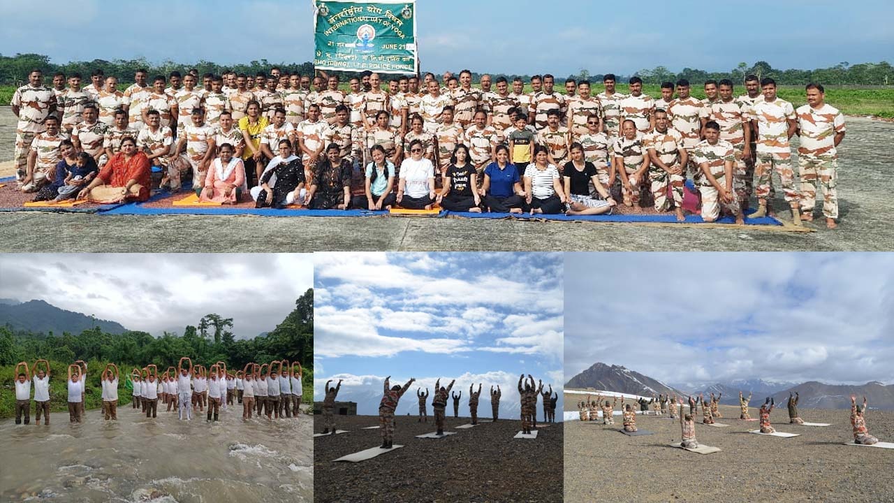 లడాఖ్ లో యోగా