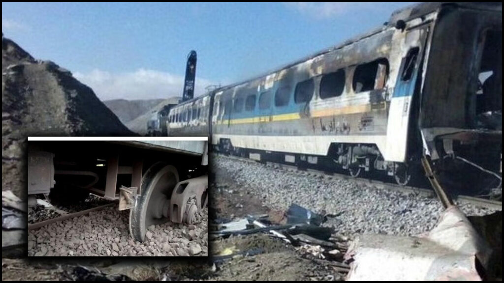 Iran Train Derailed