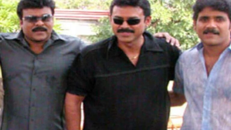 Raghavendra  : చిరు, నాగ్, వెంకీతో కెఆర్ఆర్ ‘త్రివేణి సంగమం’!?