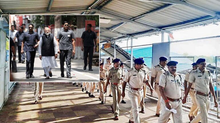 PM Modi security: ప్రధాని మోడీ హైదరాబాద్‌ పర్యటన.. పటిష్ట బందోబస్తు ఏర్పాటు..