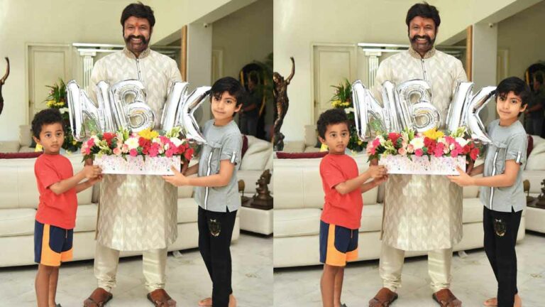 NBK: మనవళ్లతో బాలయ్య  బర్త్ డే సెలబ్రేషన్స్..