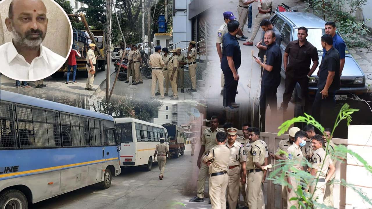 Breaking: బండి సంజ‌య్ హౌజ్ అరెస్ట్‌