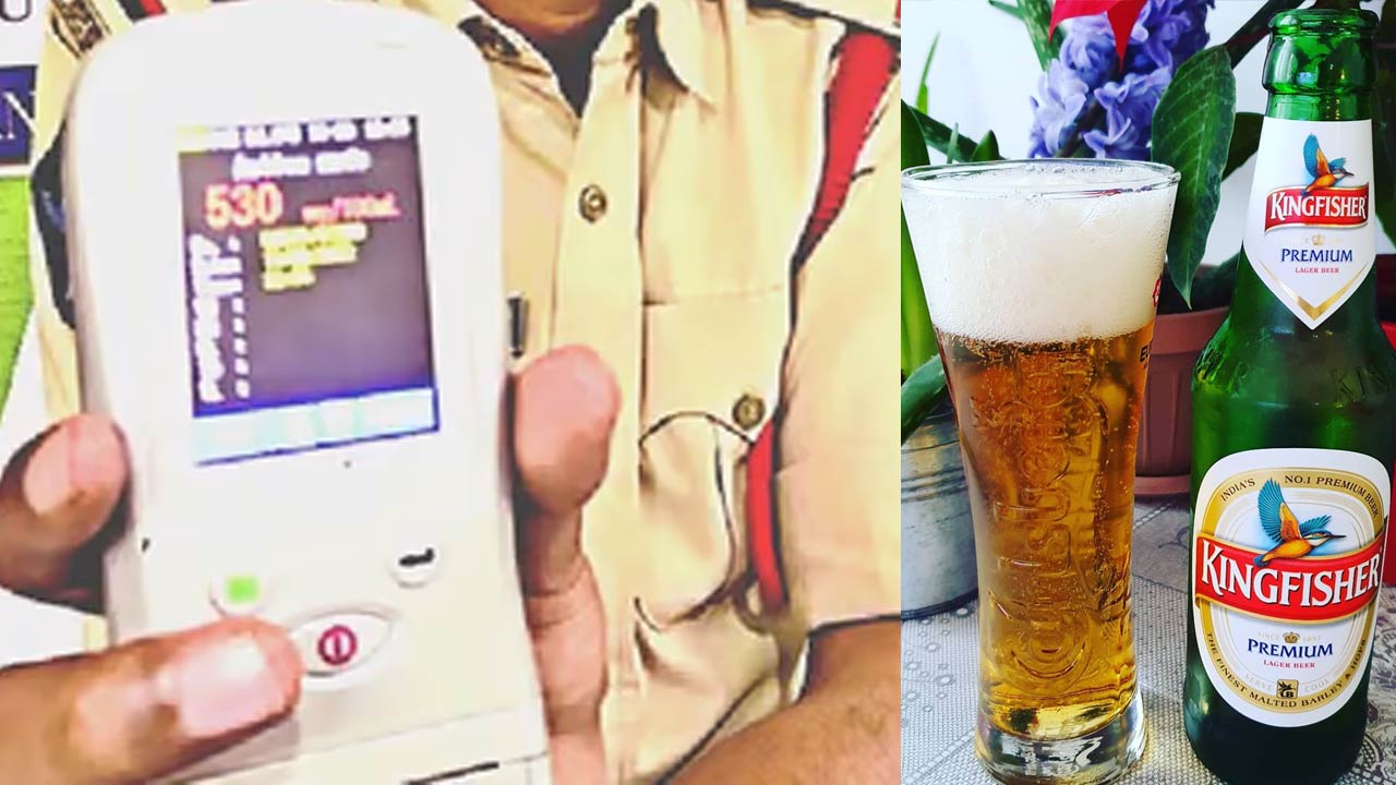 Drunk and Drive : అది కడుపేనా.. 15 బీర్లుతాగి బండిపై వస్తుంటే..!